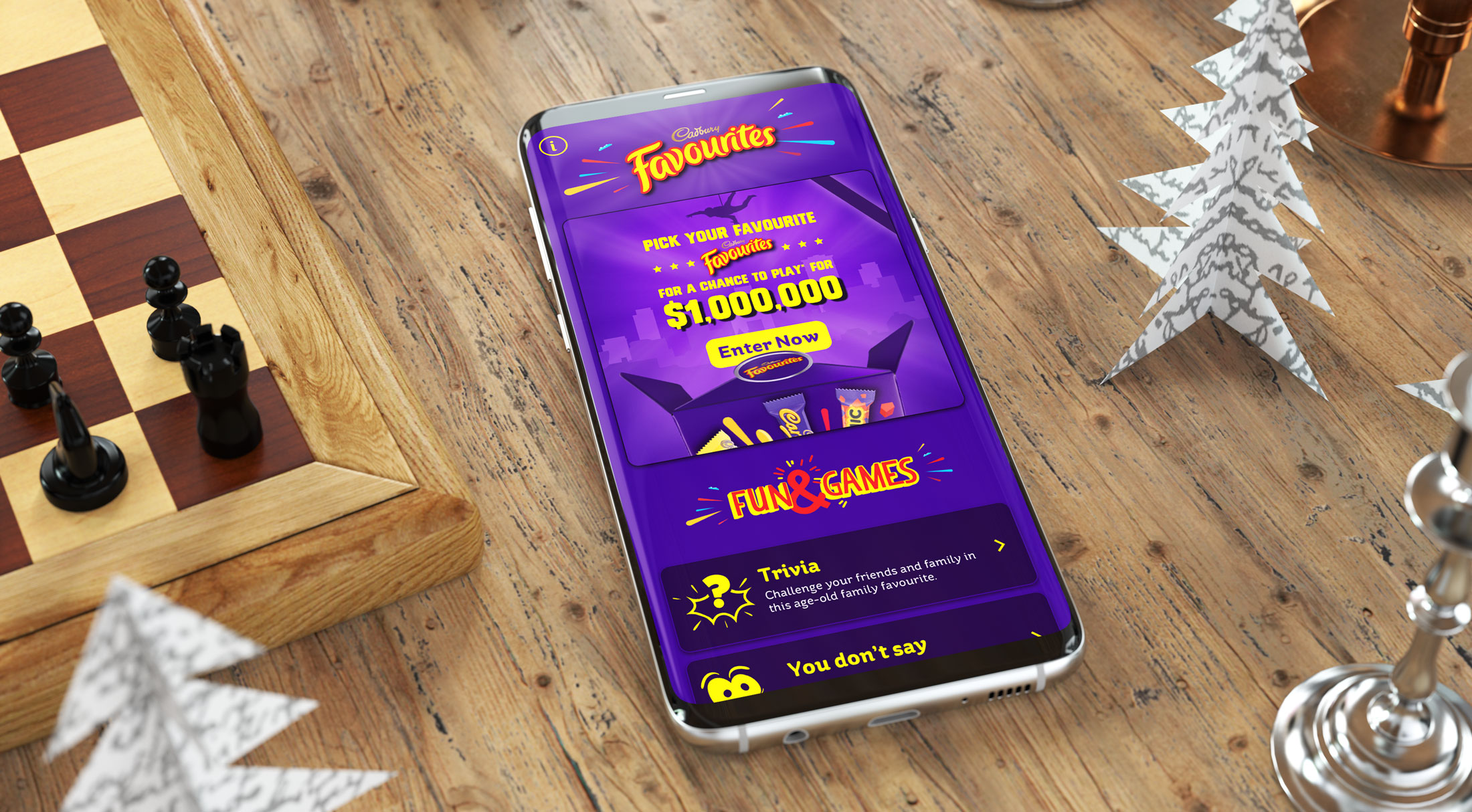 Cadbury Favourites Fund & Games App