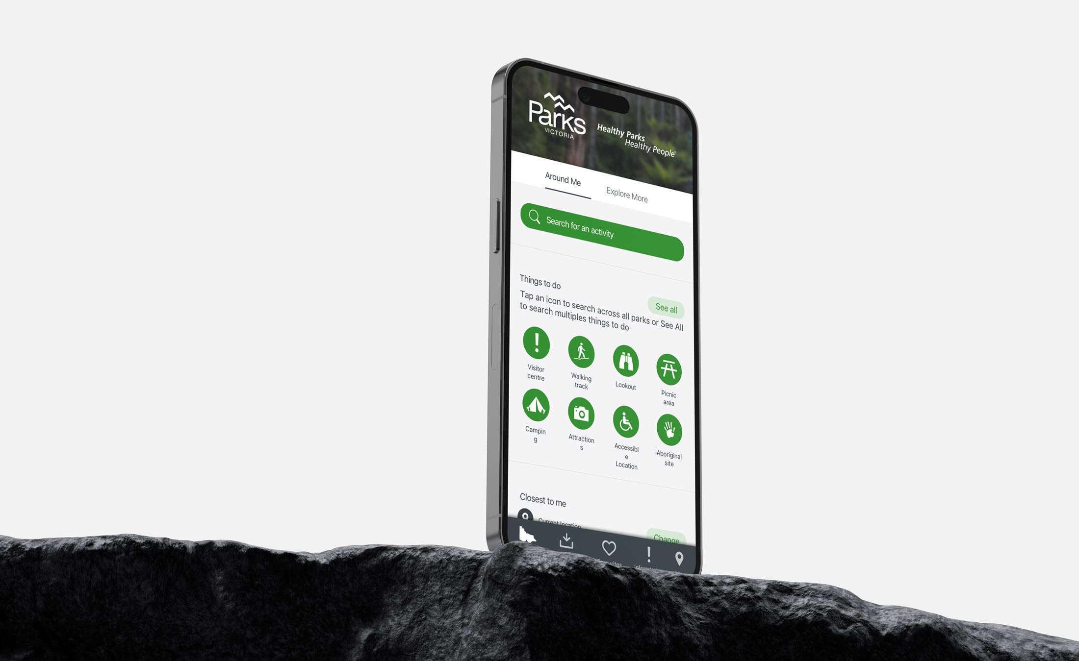 App Design / Parks Victoria